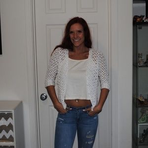 St. John's Bay Crocheted Cardigan